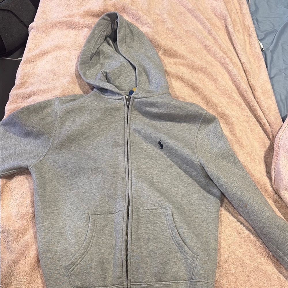 Polo by Ralph Lauren Kids' Gray Zip Hoodie Jacket